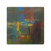 Table Mats Beautiful Abstract Painting Ceramic Coasters (Square) Christmas Tea Plate Cute Kitchen