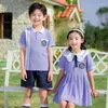 Set di abbigliamento Abbigliamento estivo per bambini Set di abbigliamento sportivo Uniforme scolastica Abito sportivo per ragazze Abito per asilo per bambini