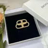 Sieraden BB Earring Internet Celebrity Niche Design Full Diamond Double B Letter Oorbellen Licht Luxe Luxe modieus gevoel Celebrity oorbellen Ezra