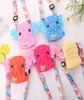 Portable Silicone Toys Messenger Bag Elephant Shoulder Bag Bubble Toy Finger ping Messenger Bags Decompression Push Game Crossbody Purse3925237