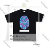 BAPESTARカモフラージュTシャツBAPESSTA SUMMER CREW NECK TEESデザイナーストリートウェアアジアンプラスメンデザイナーシャツプラスサイズ639用サイズブラックTシャツ