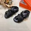 40% OFF Designer size original label second uncle shoes wearing loose cake thick soled mens womens sandals and slippers on the outside popular in