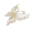 Pearl Butterfly Claw Clip metalowe zarysowania włosów na tył łyżki na głowie Nowy styl biżuterii rekina