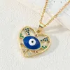 NJ New Jersey Devils Jersey Evil Eye Armband Halsband Eye Hot Necklace Pendant Drop Oil Love Sun Fjäril