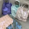 Designer tote bags for women clearance sale Shoulder Six Grid Bright Face Tote Bag Limited Lifetime Color Nail Single Three Diamond Mansion Commuter