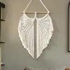 Tapestries Macrame Wall Hanging Party Handmade Wedding Backdrop Angel Wing Tapestry