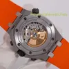 Neueste AP-Armbanduhr Royal Oak Offshore 26703ST Herren-Sportuhr Präzisionsstahl Orange Automatik-Mechanik Schweizer weltberühmte Business-Modeuhr
