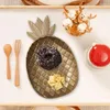 Dekorativa figurer Snack Serving Tray Elegance and Uniqueness Candy Plate Home Food Form Form Fruit Hometable Program