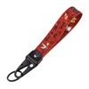 Llaveros Lanyards Varios tipos de dibujos animados Cool Key Tag Bordado Fobs para motocicletas Coches Bolsa Mochila Llavero Moda Anillo Gi Ot2Ex