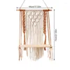 Arazzi Decorazioni bohémien da parete Fioriera intrecciata Boho Mensola in corda Macrame Camera con camera da letto in stile chic