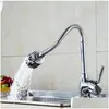 Keukenkranen Uitschuifbare Gourmet Kraan Woonaccessoires Gootsteen Badkamer Kraan Voor Wassen Huishouden En Koud Water Mixer Afneembare Dro Dhdz3