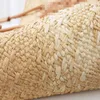 2024 loewve Woven Summer Beach Grass Large Capacity Bucket Shoulder Bag