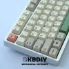 kbdiy g 9009レトロチェリープロファイルキーキャップ134キー/メカニカルキーボード用のキー/セット