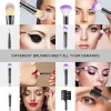 Borstar 8/32st Makeup Borstar Set för Eye Shadow Foundation Powder Eyeliner Eyelash Cosmetict Face Make Tool Brush Set Eyelash Brush