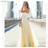 Urban Sexy Dresses Womens Autumn Spring Dress Lace Chiffon Casual Patch Work Sleeveless Long Dress Womens Clothing JQMY2026 Y240402