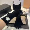 Rękawiczki Rękawiczki Designer Rękawiczki luksusowe rękawiczki projektant solidny kolor listu