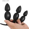 Autres articles de beauté Health Articles portables Silicone anal Perles de stimulation de massage Masturgation Masturbation Couple lesbien Firting Adult Game Y240402