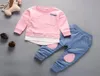 Baby Boys and Girls Tracksuits Kids Tracksuits Kids Coat Pants 2 PCSets Kids Clothing Sell Sell 2018 Summer6291950