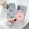 Custodie per cellulari per Samsung Galaxy A32 4G A 32 5G Custodia Cartoon Cover posteriore Trasparente Molle del fiore del silicone Funda Carino 2442