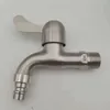 Rubinetti per lavandino del bagno Prese di fabbrica All'ingrosso Rubinetto per acqua fredda semplice in acciaio inossidabile 304 SUS Rubinetto rapido per uso domestico