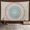 Wandtapijten Wandtapijt Wanddecoratie Vierkant Hippie Mandala Achtergrond Ruimte Planeet Bohemen Woonkamer Decoratie Hangdoek