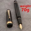 Metal x550 caneta fonte caligrafia preto 35mm nib dourado negócios escritório material escolar canetas de tinta 240319