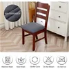 Chair Covers Waterproof Seat For Wedding El Banquet Jacquard Slipcover Dining Room Elastic Office Cover