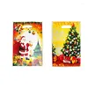 Gift Wrap 10pcs Christmas Bags Santa Claus Elk Xmas Tree Candy Decorations For Home Loot Bag Year Party Favor