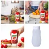 Bottiglie di stoccaggio Contenitore per formaggio Condimento per ketchup Liquidi Olio con tappi Latte condensato e contenitori in vetro a chiusura ermetica