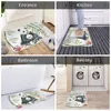 Carpets Panda Mother With Baby And Entrance Door Mat Bath Rug Side Water Nature Sand Sun White Summer Vacation Sink