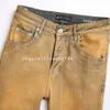 Мужские джинсы Новый винтажный листовый печатный уличный карандаш для карандашей скинни мужские джинсы