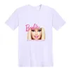 Women's T-shirt designer Women's shirt latina barbieshirtFashion T-shirt Embroidered printing Fashion couple Short sleeved Summer Short sleeved Top