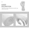 Platos decorativos simulación modelo de mano soporte de exhibición tienda del hogar soporte de joyería escaparate de plástico