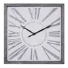 Wall Clocks 25" Gray Metal Clock Freight Free Decor Home Garden