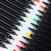 Kreatywne artykuły papiernicze Art Pen kolor pędzel pędzel zmywalny atrament sztuka 12/18 Kolor podwójny akwarela pen z piórem kreatywne pióro