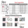 Sheer Curtains Modern White Blackout For Living Room Blinds Windows Curtain Balcony Doorway Hall Drape Elegant Long Tende Cortinas D Dhr71