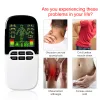 8 modes Tens Unit Electronic Pulse Massager EMS Stimulateur musculaire de soulagement de la douleur Machine Machine Myostimulatrice pour brûleur de graisse corporelle