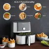 Air Fryers Air Fryer Oven 6 Quart From the Makers of Instant Pot 6-in-1 Broil Roast Dehydrate BakeStainless Steel Y240402