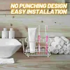 Kitchen Storage Stainless Steel Toothbrush Holder For Shower Stand Home Supplies Bathroom Toothbrushes Worktop Metal Holders Electric