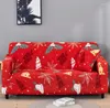 Pokrywa krzesełka okładka na sofę świąteczną Santa Claus Elastic Couch Masela Mashowana motyw Czerwony Składka do salonu