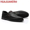 Casual Shoes Mens Slip On Leather Loafers Male Lightweight Flats Walking Fashion Business Formal Mocasines Hombre