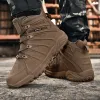 Boots Special Force Field Desert Tactical Army Boots New Men's Military Boots Man Work Nonslip Safty Shoes Lace Up Combat Ankle Boots