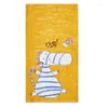 Serviette 1 pièce 26x50cm gaze coton dessin animé Animal Art peint enfants enfants bébé maison salle de bain main visage