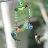 Autres fournitures d'oiseaux Jolie mangeoire à colibris Fleurs en silicone rouge Portable Carillon à vent mignon anti-fuite pour les amateurs d'oiseaux