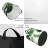 Waszakken Waterdichte opbergtas Groene bladeren Huishoudelijke vuile mand Opvouwbare emmer Kleding Speelgoed Organizer