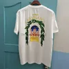 T-shirt maschile Real harajuku casa uomini donne coppie cotone maglietta di alta qualità a collo rotondo stampato maglietta sportiva uomo abbigliamento t240403