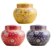 Bouteilles de stockage pot de gingembre avec couvercle œuvre d'art artisanat arrangement floral collection table florale