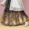 فستان هانفو الأصلي مينغ مكياج ينسج غولت ريفي الذهب التنورة FMALE DAILY MAMIAN