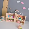 ins New Walking Cabin Small House Children's Play House Ornaments Toys Children's Room Photo Props