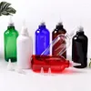 Garrafas de armazenamento 12pcs 500ml garrafa cosmética redonda vazia de plástico com tampa de boca pontiaguda de alta qualidade recipientes de embalagem de viagem de perfume